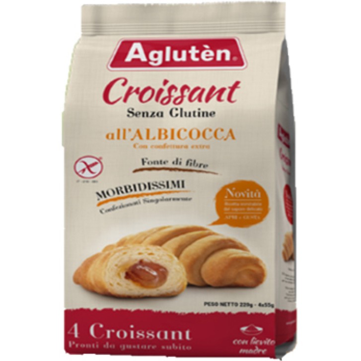 Agluten Croissant all'Albicocca Senza Glutine 220 grammi