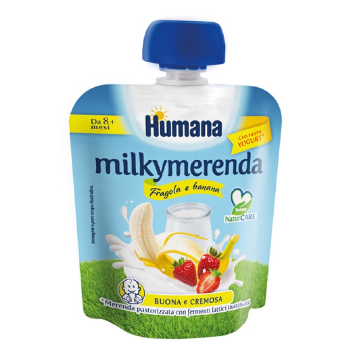 Humana Milkymerenda Fragola e Banana 100g