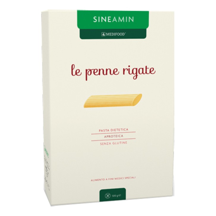 Sineamin Pasta Penne Rigate Pasta Aproteica Senza Glutine 500 grammi