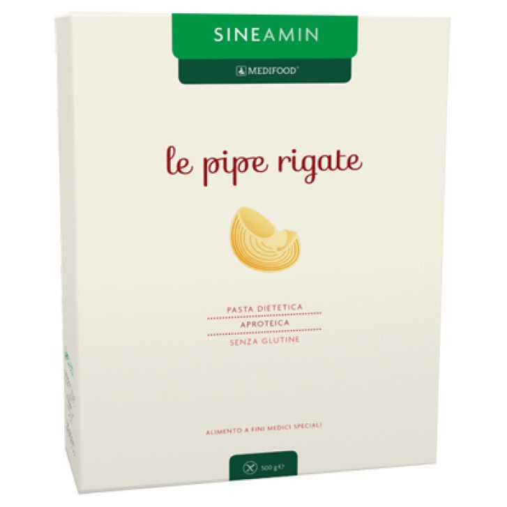 Sineamin Pasta Pipe Rigate Pasta Aproteica Senza Glutine 500 grammi