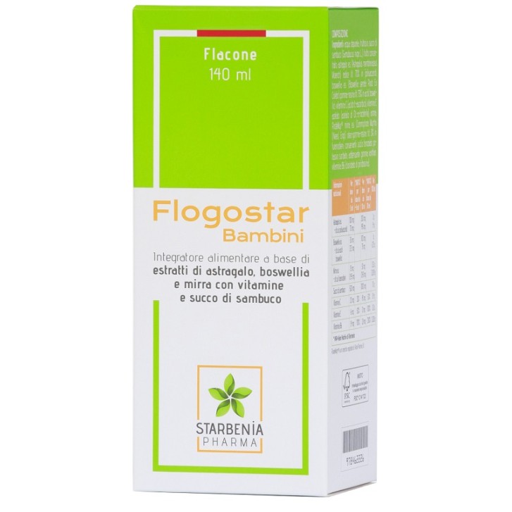 Flogostar Bimbi 140 ml - Integratore Difese Immunitarie