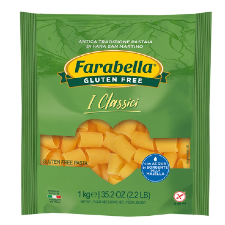 Farabella Pasta Senza Glutine Mezzi Rigatoni 1 Kg