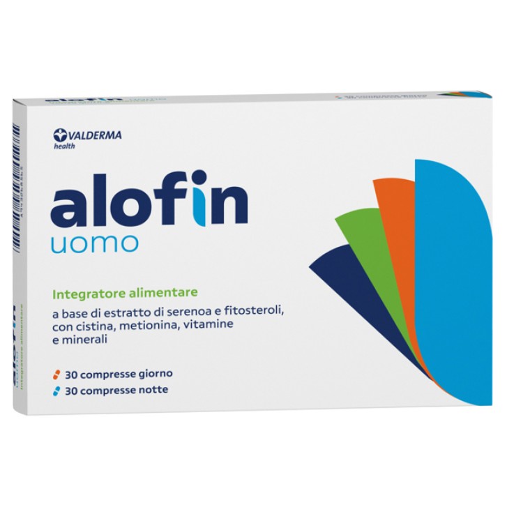 Alofin Uomo 30 + 30 Compresse - Integratore Capelli e Unghie