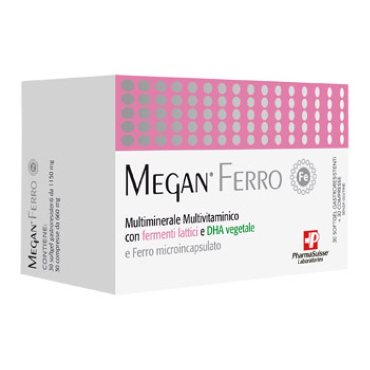 Megan Ferro 30 Softgel + 30 Compresse - Integratore Alimentare