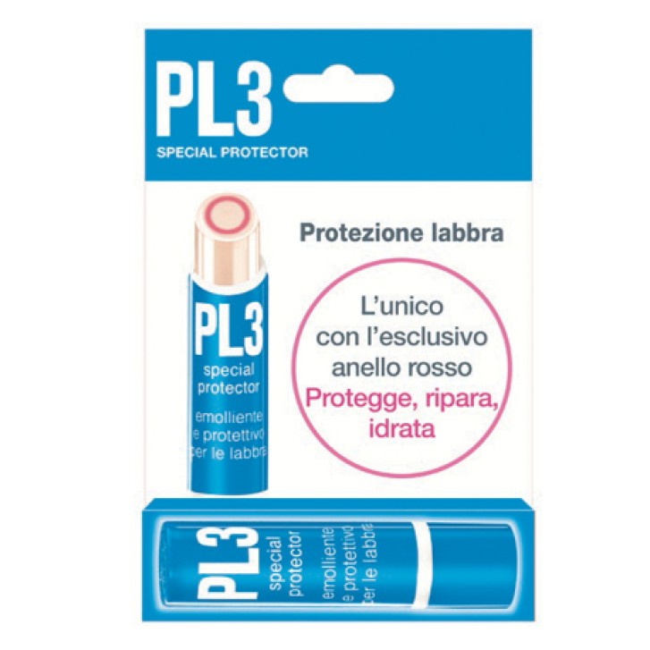 PL3 Special Protector Stick Emolliente e Protettivo per le Labbra con Astuccio 5 grammi