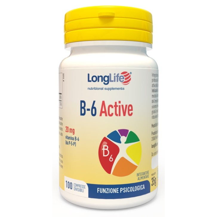 Longlife B6 Active 100 Compresse - Integratore Vitaminico