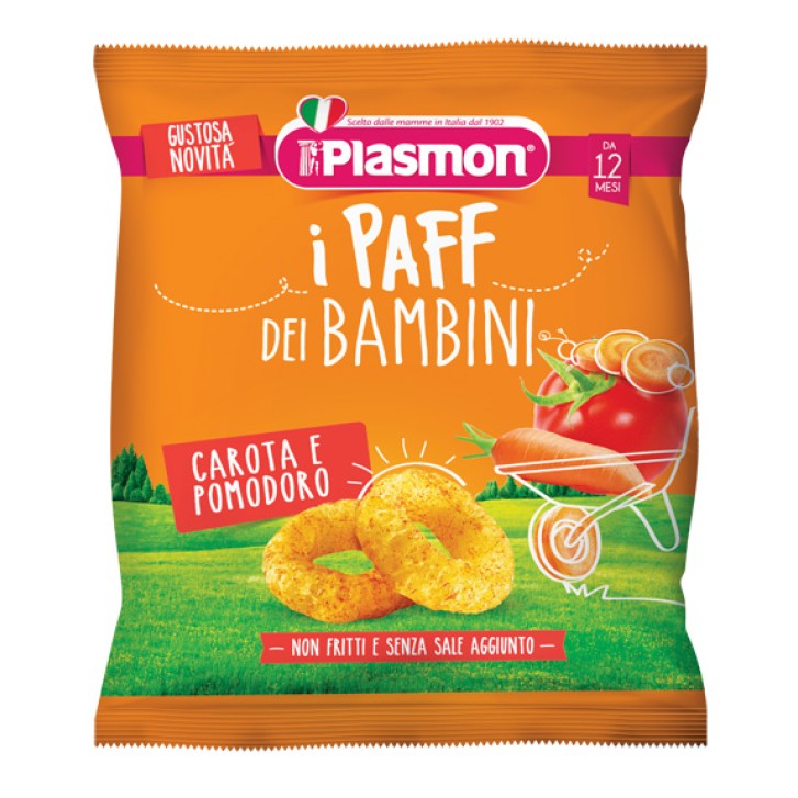 Plasmon PaFF Snack Pomodoro e Carote 15 grammi