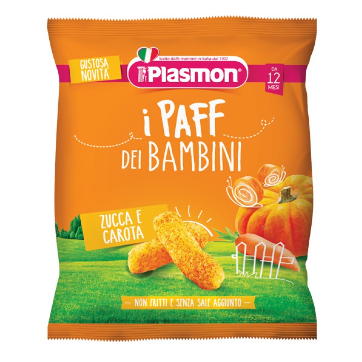Plasmon PaFF Snack Zucca e Carote 15 grammi