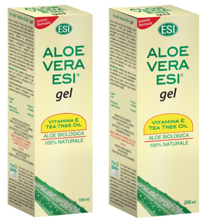 Esi Aloe Vera Gel con Vitamine E e Tea Tree Oil 200 ml
