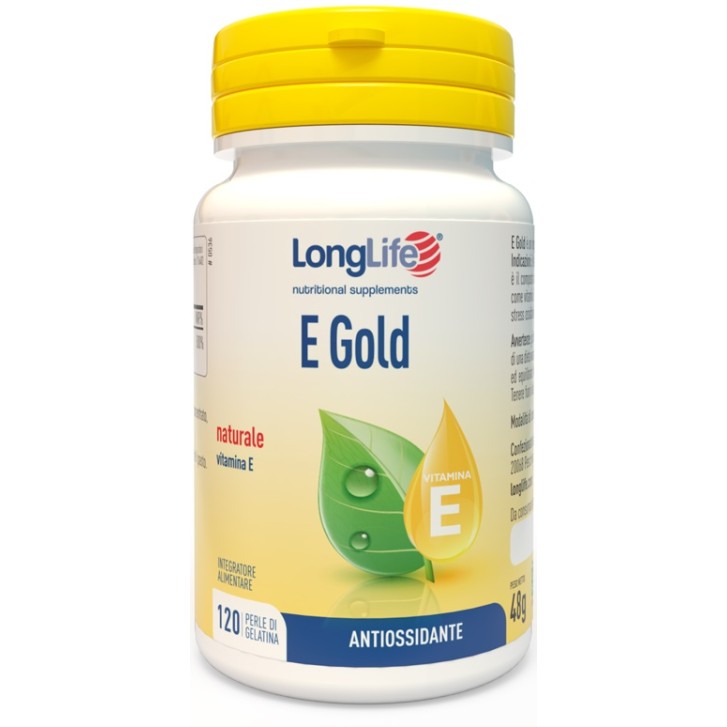 Longlife E-Gold 120 Perle - Integratore Antiossidante