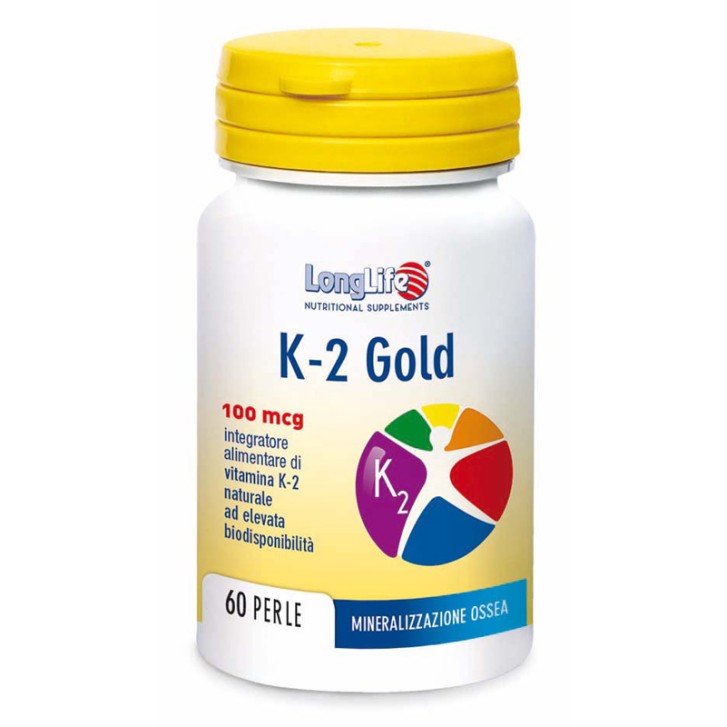 Longlife K-2 Gold 60 Perle - Integratore Ossa