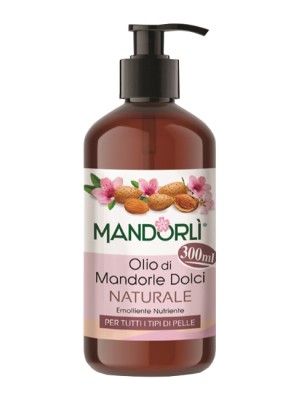 Mandorli' Olio Corpo di Mandorle Dolci Naturale 300 ml
