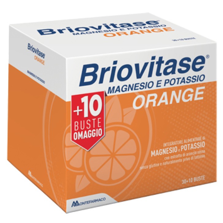 Briovitase Orange 30+10 Bustine - Integratore Magnesio e Potassio