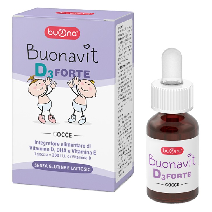 BuonaVit D3 Forte Bambini Gocce 12 ml - Integratore Vitamina D