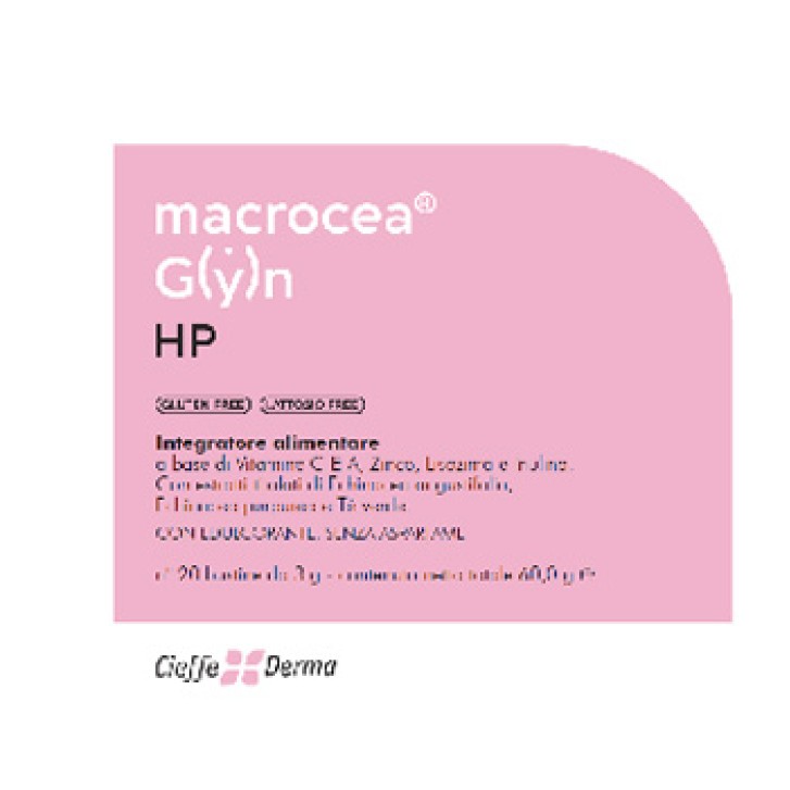 Macrocea Gyn HP 20 Bustine - Integratore Alimentare per Uso Ginecologico
