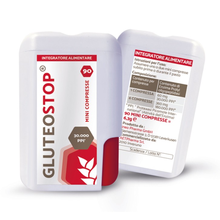 Gluteostop 90 Mini Tablets - Integratore Alimentare