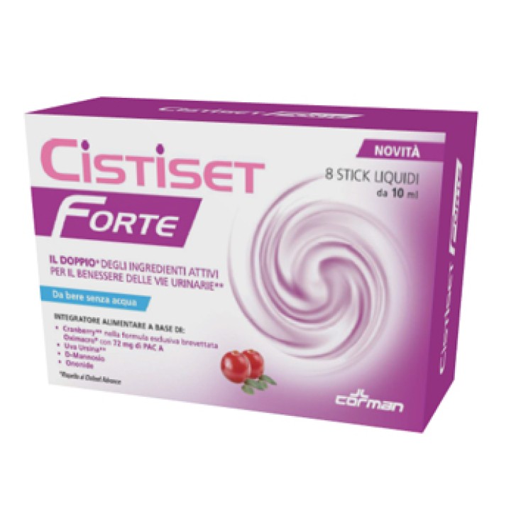Cistiset Forte 8 Stick - Integratore Benessere Vie Urinarie