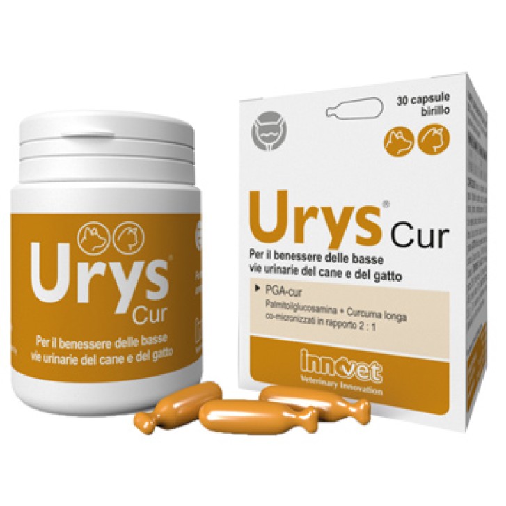 Urys Cur 30 Capsule - Integratore Vie Urinarie Cane e Gatto