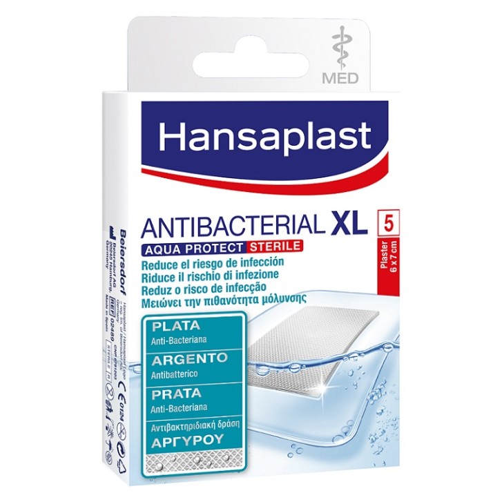 Hansaplast Medicazione Aqua Protect Silver XL 6x7cm 5pz