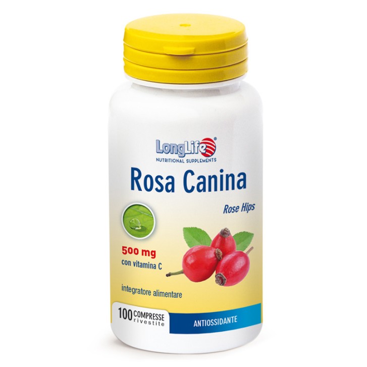 Longlife Rosa Canina 100 Compresse - Integratore Antiossidante