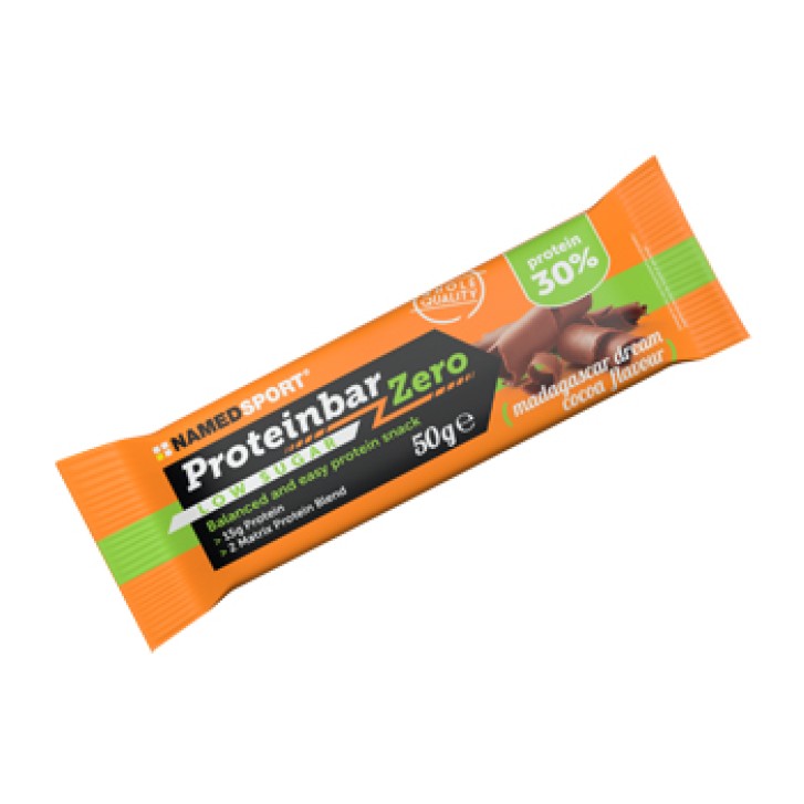 Named Sport Proteinbar Zero Cacao Mad 50 grammi - Barretta Proteica