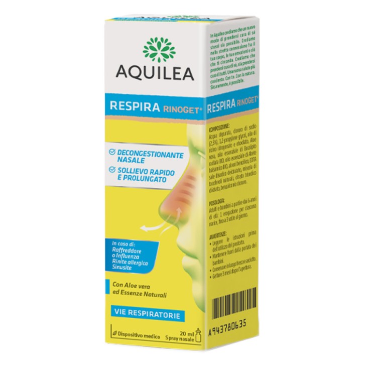 Aquilea Respira Rinojet Decongestionante Spray 20 ml