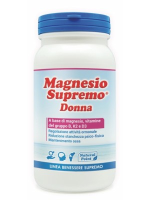 Natural Point Magnesio Supremo Donna 150 grammi - Integratore Alimentare