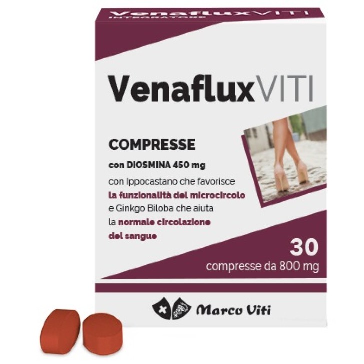 Venaflux Viti 30 Compresse - Integratore Alimentare