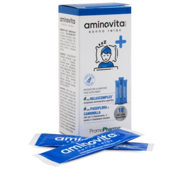 AminoVita Plus Sonno Relax 20 Stick PromoPharma - Integratore Alimentare