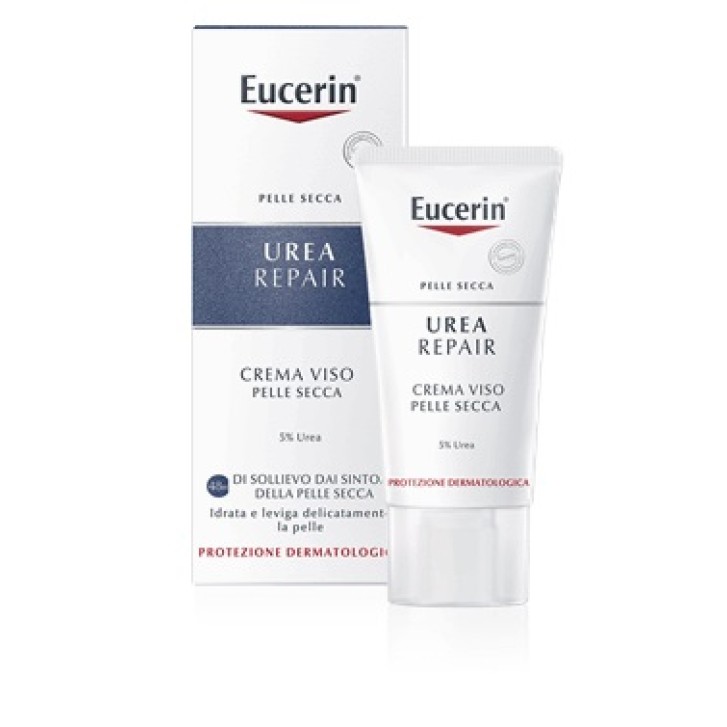 Eucerin UreaRepair Crema Levigante Viso 5% 50 ml