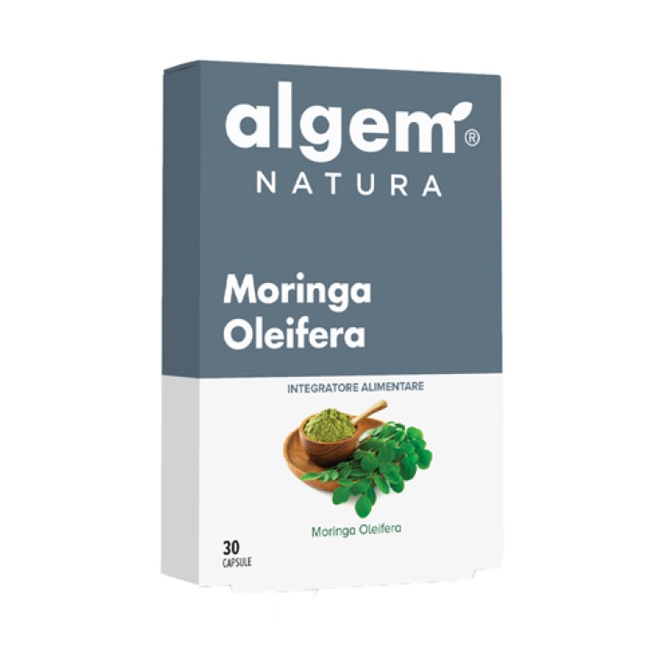 Algem Moringa Oleifera 30 Capsule - Integratore Funzione Digestiva