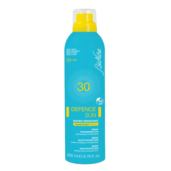 Bionike Defence Sun Solare Spray Trasparente Tocco Secco SPF 30 200 ml