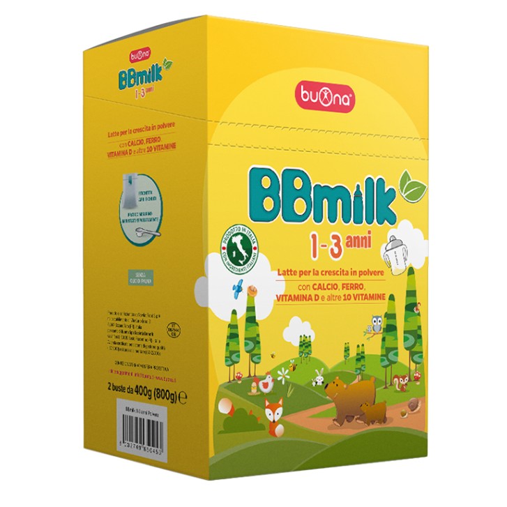 BB Milk 1-3 Anni Latte in Polvere 800 grammi
