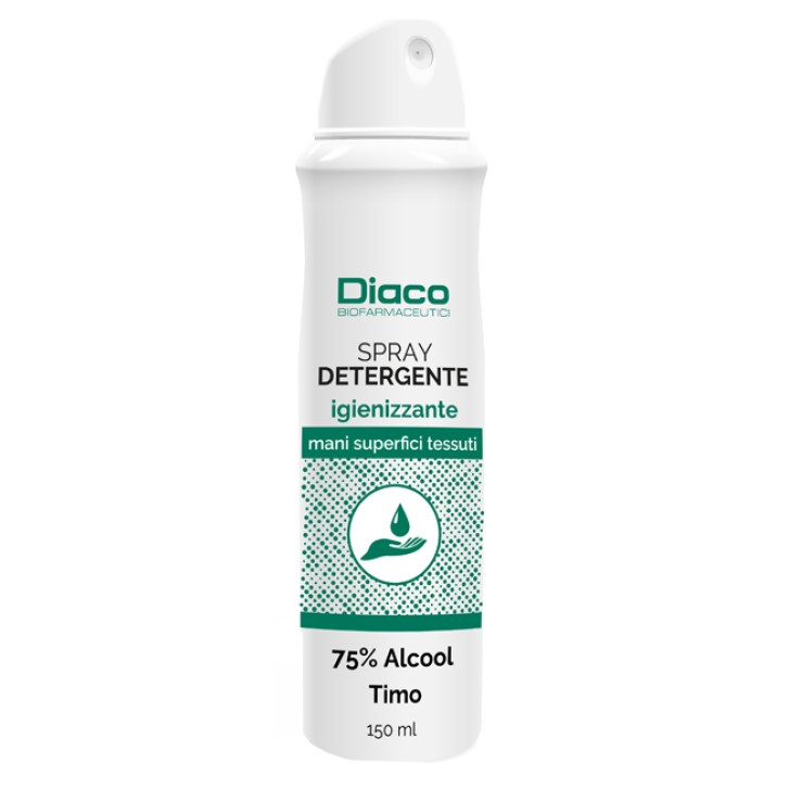 Diaco Spray Detergente Igienizzante Mani e Superfici