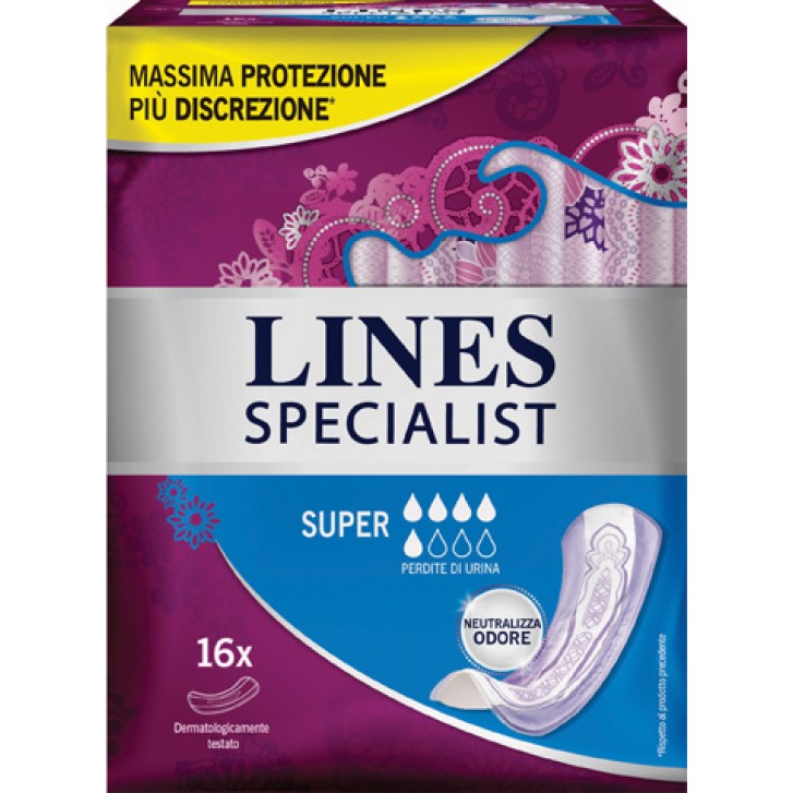 Lines Specialist Assorbenti Super 16 pezzi