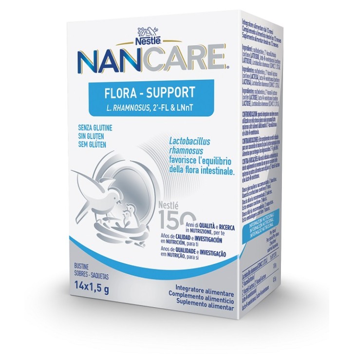 Nestle' Nidina Nancare Flora Support 14 Bustine - Integratore Alimentare