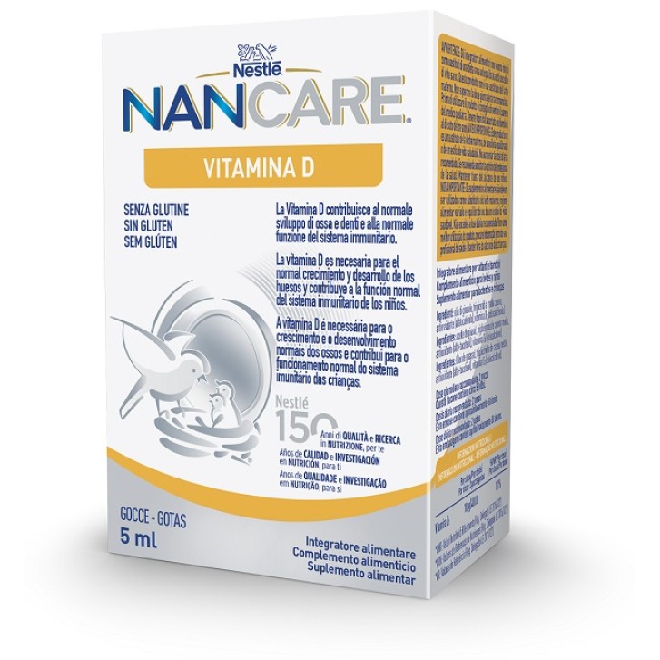 Nestle' Nidina Nancare Vitamina D Gocce 5 ml