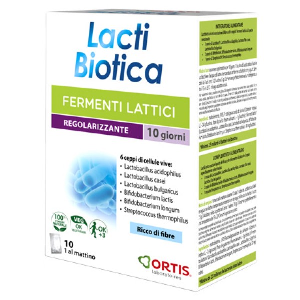 Lacti Botica 10 Bustine - Integratore Fermenti Lattici