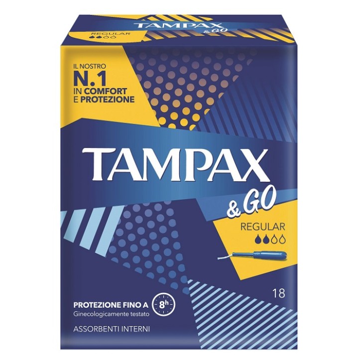 Tampax & Go Regular 18 pezzi