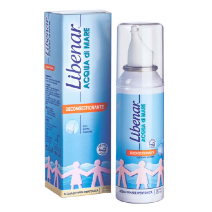 Libenar Acqua di Mare Ipertonica Decongestionante Spray Nasale 100 ml