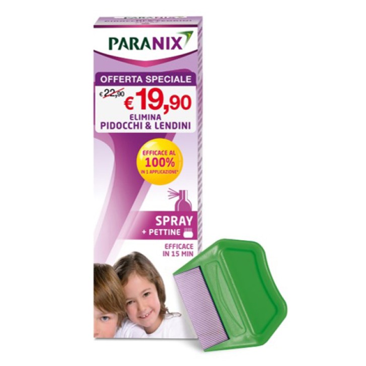Paranix Spray Antipediculare 100 ml + Pettine