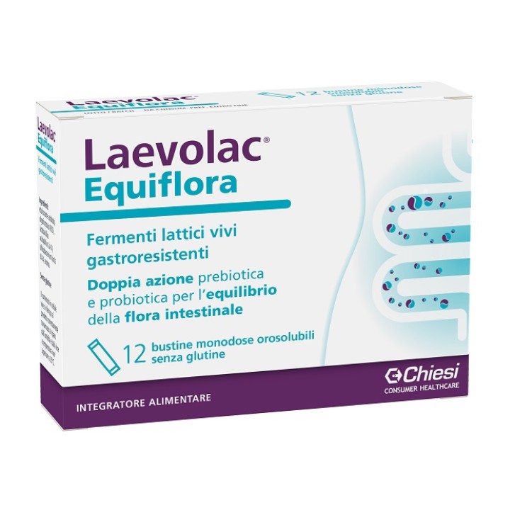 Laevolac Equiflora 12 Bustine - Integratore Alimentare