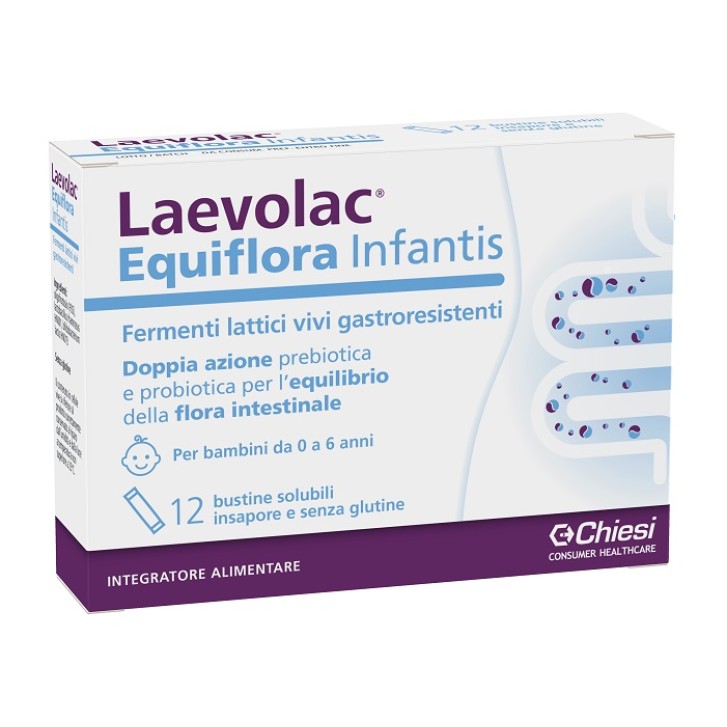 Laevolac Equiflora Infant 12 Bustine - Integratore Alimentare