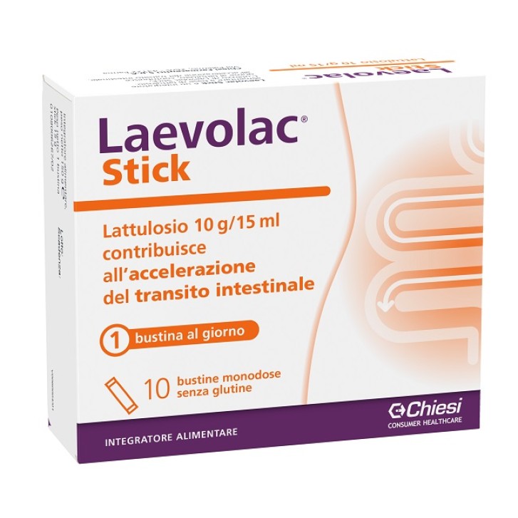 Laevolac Stick 10 Bustine - Integratore Alimentare