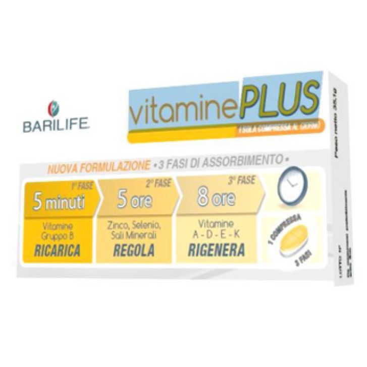 Barlife Vitamine Plus 30 compresse - Integratore Multivitaminico