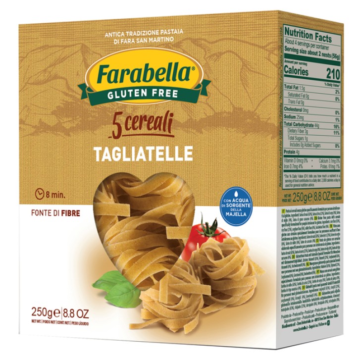 Farabella Pasta Senza Glutine Tagliatelle ai 5 Cereali 250 grammi