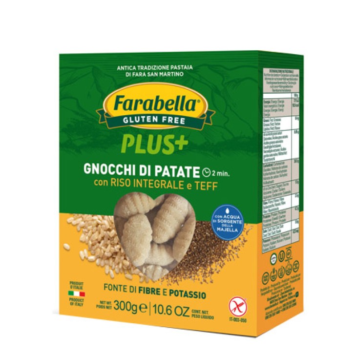 Farabella Pasta Senza Glutine Gnocchi di Patate Riso e Teff 300 grammi