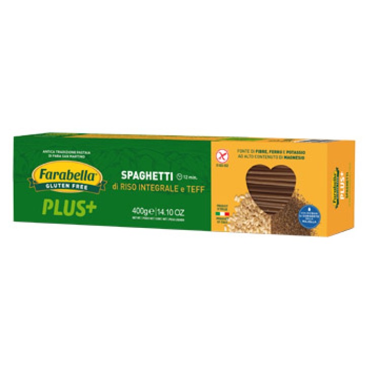 Farabella Pasta Senza Glutine Spaghetti al Riso Teff 400 grammi