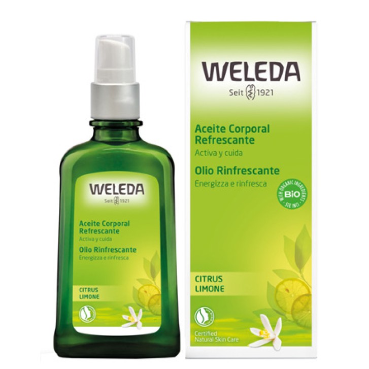 Weleda Olio Rinfrescante al Limone per Pelli Secche 100 ml