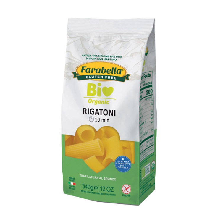 Farabella Pasta Senza Glutine Rigatoni Bio 340 grammi